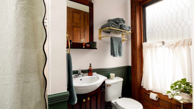 Transform Your Bathroom with a Chic Sink Skirt for Extra Storage
