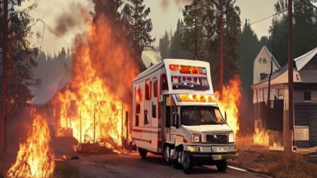 Emergency Response Underway for Blaze at RV Park Near Harrison Hot Springs