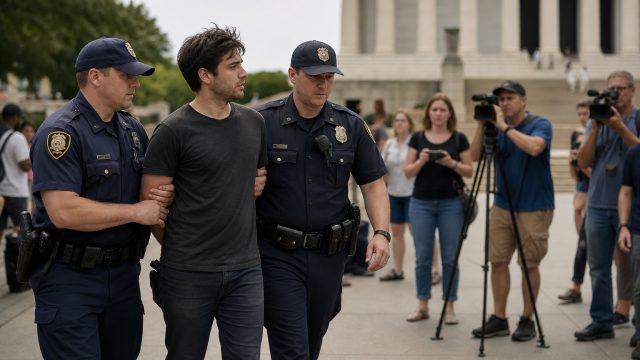 Controversial Arrest Near National Monument Sparks Debate on Public Decency